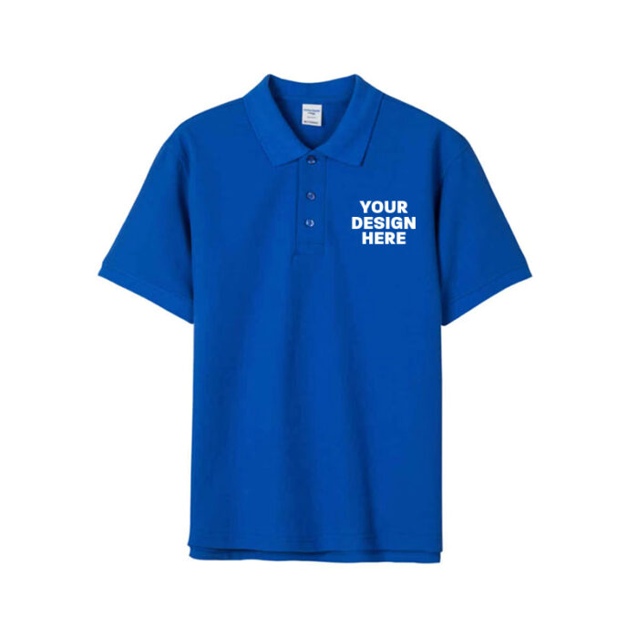 Custom Printed Polos (Royal Blue) - Image 2