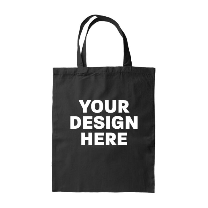 Canvas Bag (Black)- Single-Sided Printing Only - Image 2