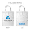 Promo Harvest 2 sided printed Canvas Bag ( White)