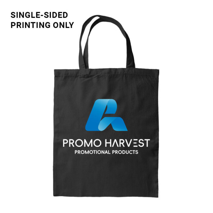 Canvas Bag (Black)-Full-Colour Two-Sided Printing - Image 3