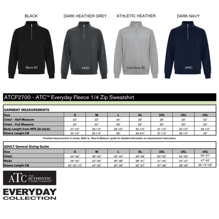 ATC™ EVERYDAY FLEECE 1/4 ZIP SWEATSHIRT - Image 2