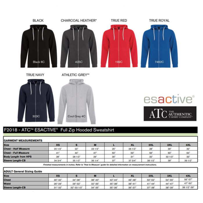 ATC ESACTIVE CORE FULL ZIP HOODED SWEATSHIRT - Image 2