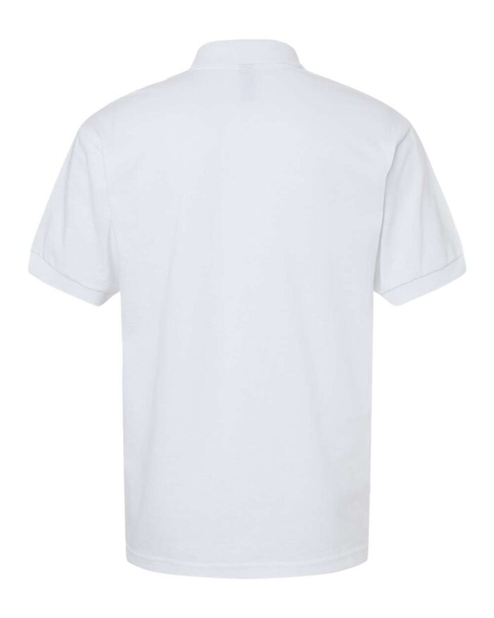 Gildan-DryBlend-Jersey-Polo White - Image 3